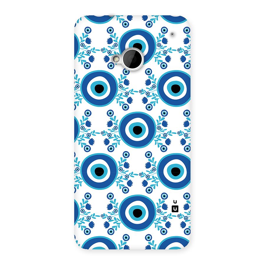 Floral Evil Eyes Back Case for One M7 (Single Sim)