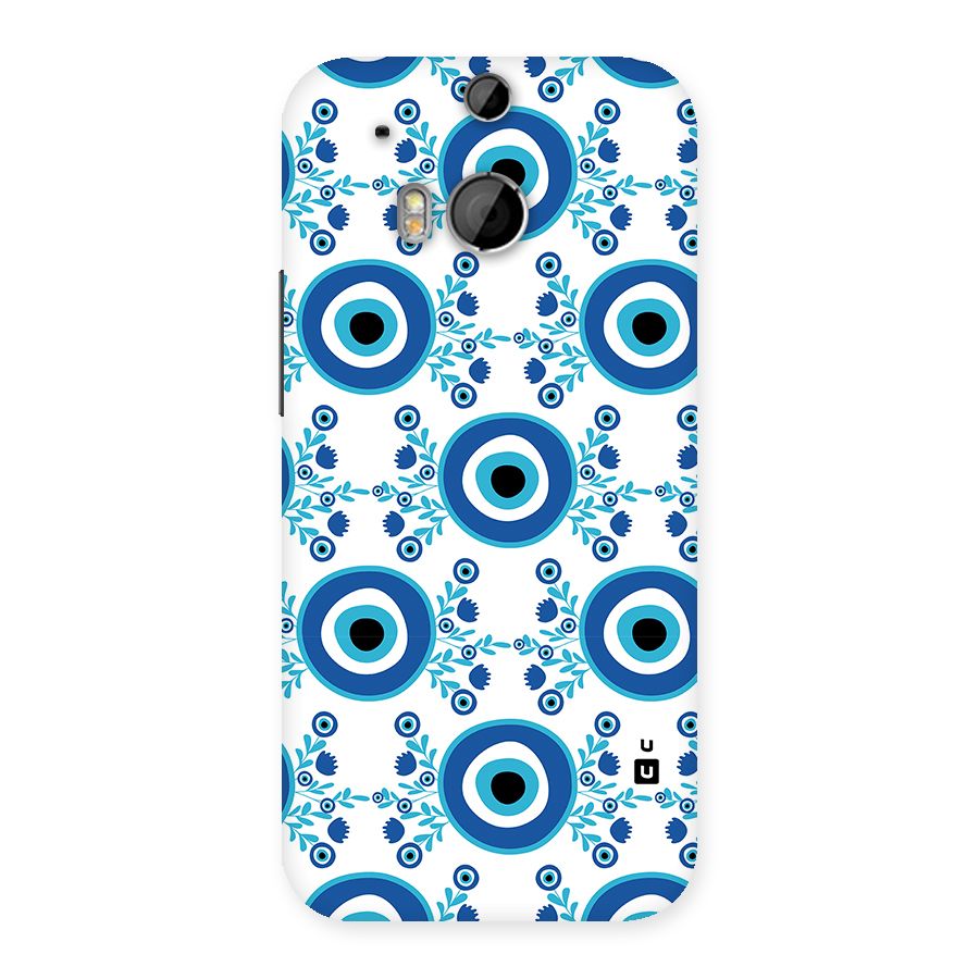Floral Evil Eyes Back Case for One M8