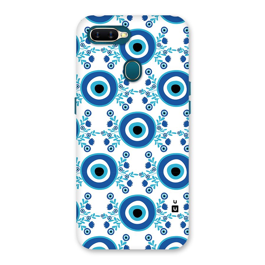 Floral Evil Eyes Back Case for Oppo A12s