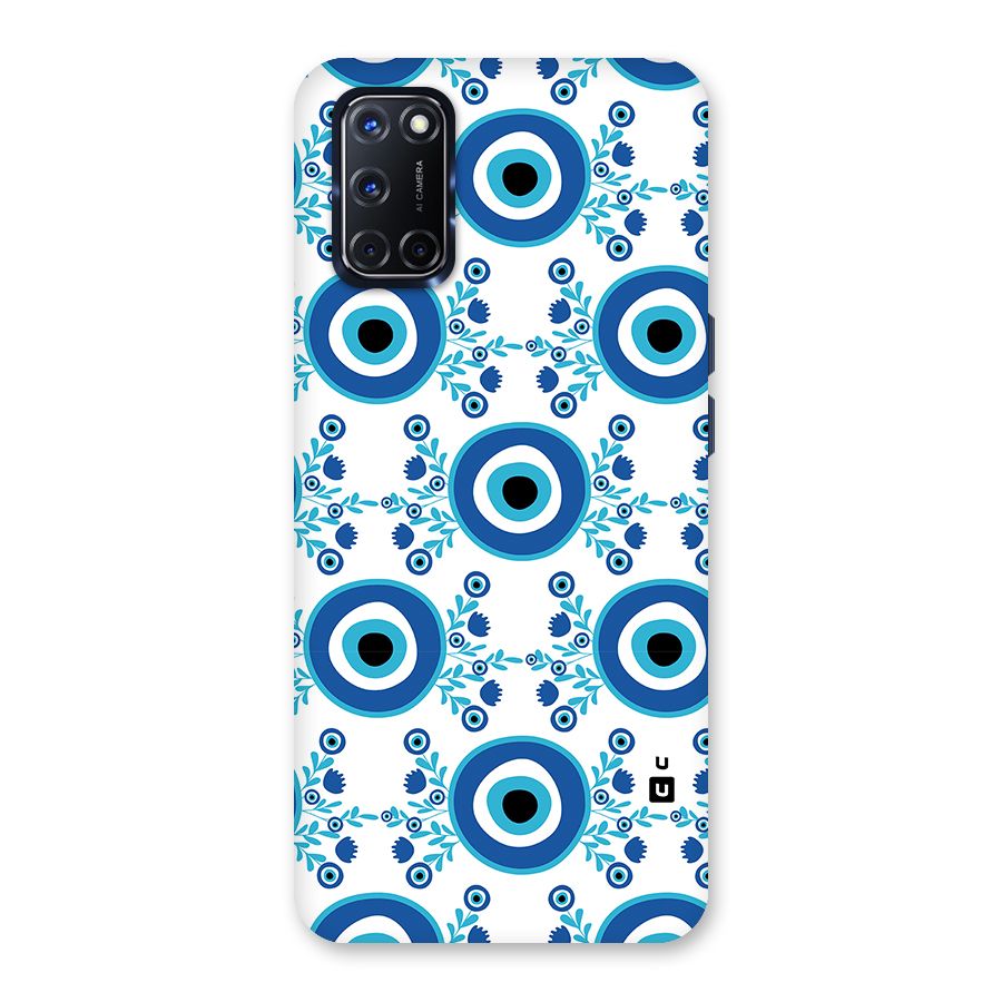Floral Evil Eyes Back Case for Oppo A52