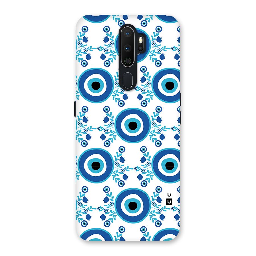 Floral Evil Eyes Back Case for Oppo A5 (2020)