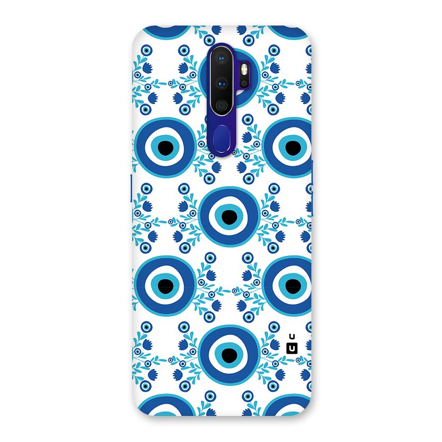 Floral Evil Eyes Back Case for Oppo A9 (2020)