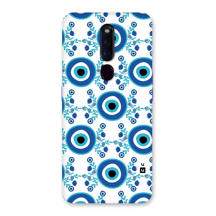 Floral Evil Eyes Back Case for Oppo F11 Pro