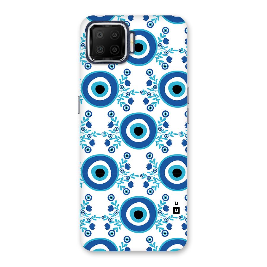 Floral Evil Eyes Back Case for Oppo F17