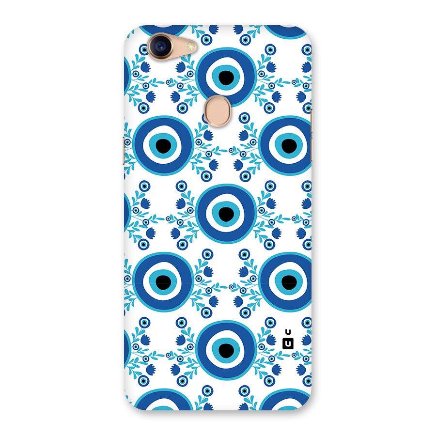 Floral Evil Eyes Back Case for Oppo F5