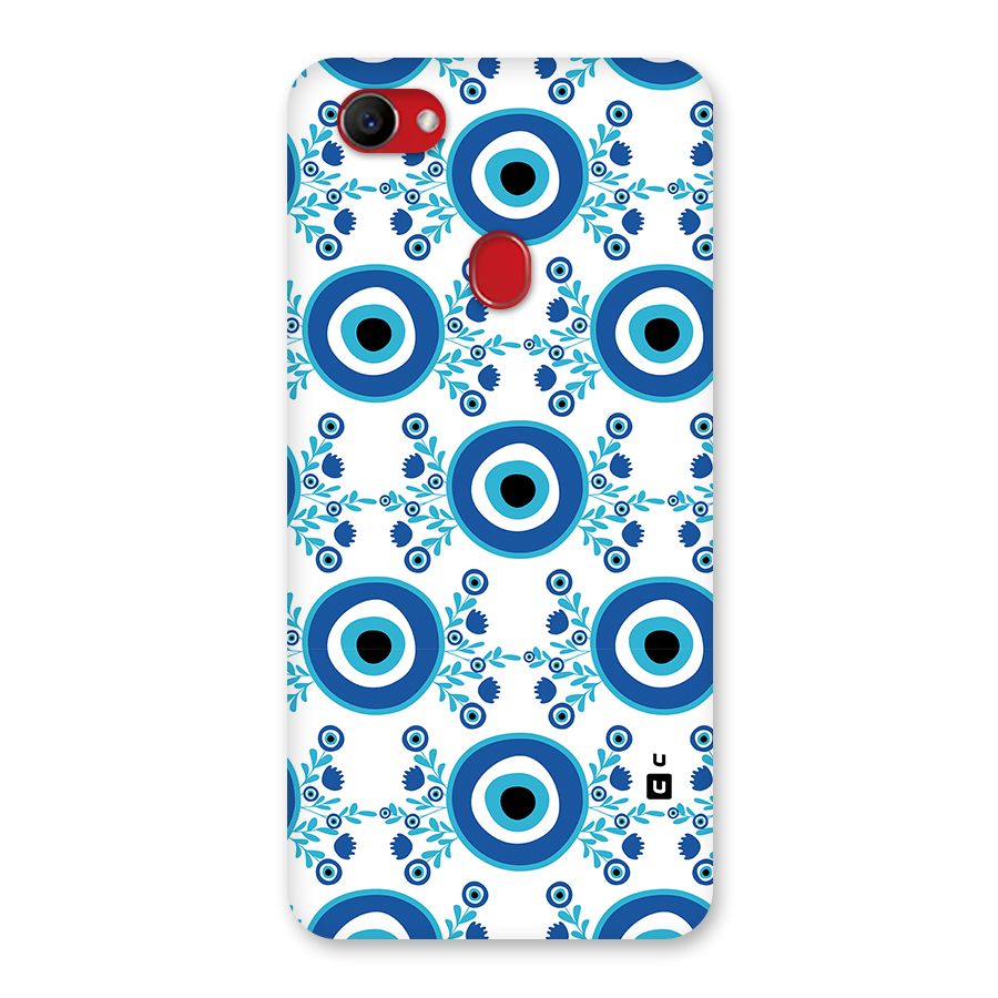 Floral Evil Eyes Back Case for Oppo F7