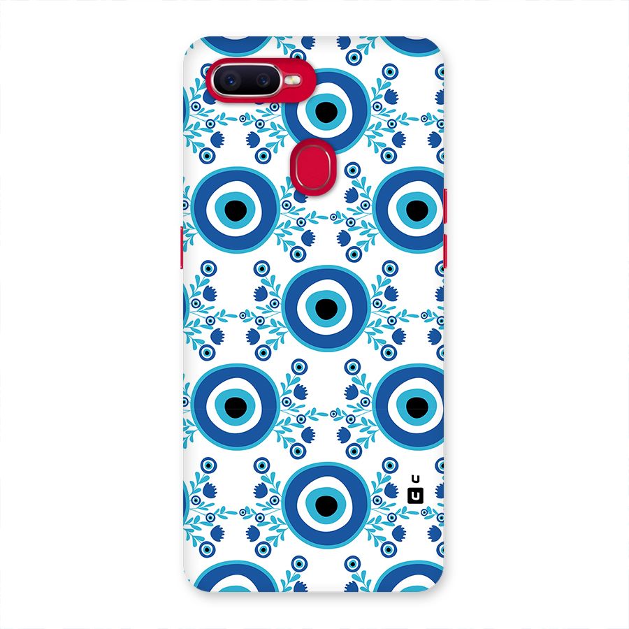 Floral Evil Eyes Back Case for Oppo F9 Pro