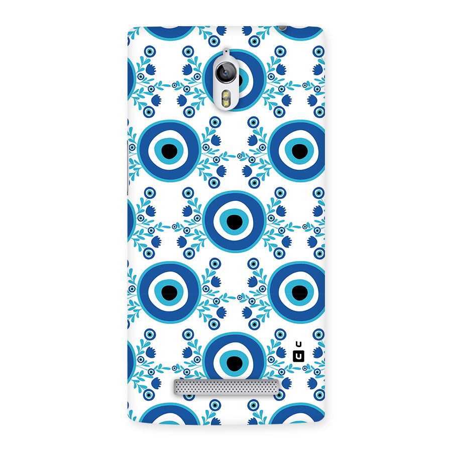 Floral Evil Eyes Back Case for Oppo Find 7