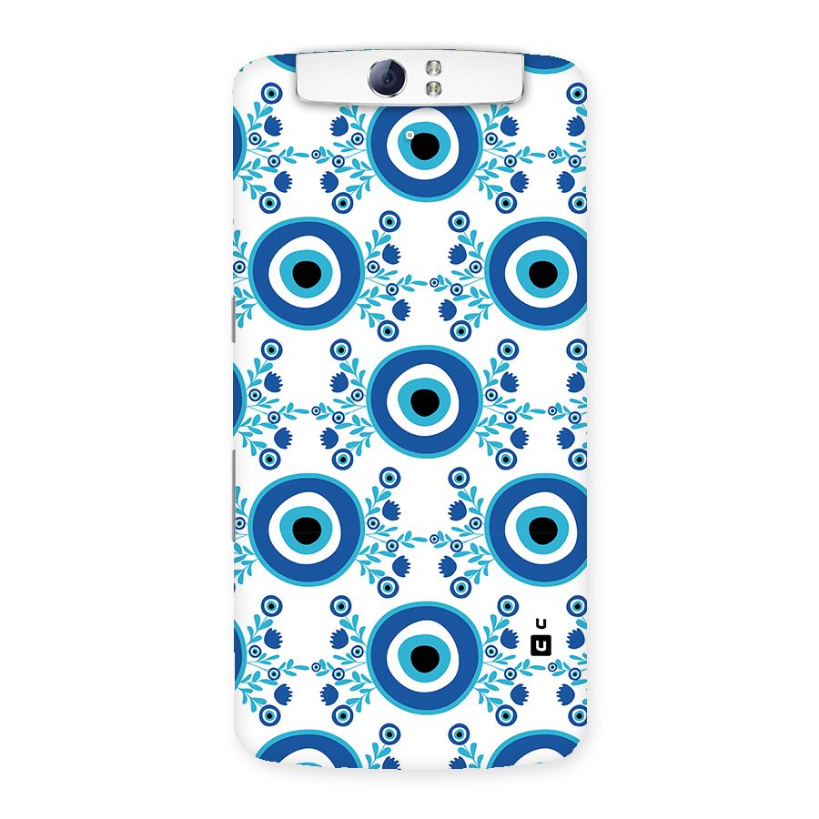 Floral Evil Eyes Back Case for Oppo N1