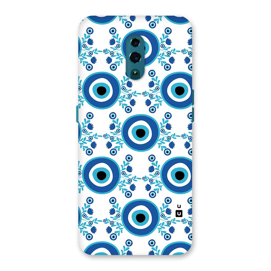 Floral Evil Eyes Back Case for Oppo Reno