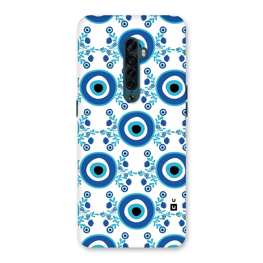 Floral Evil Eyes Back Case for Oppo Reno2