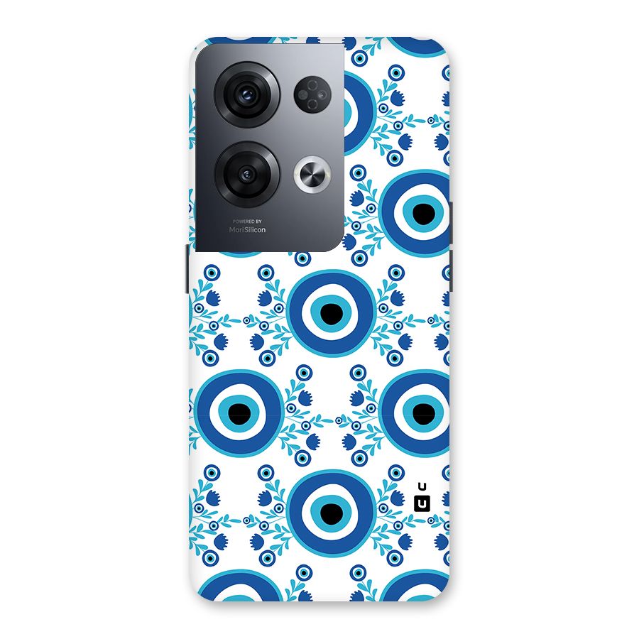 Floral Evil Eyes Back Case for Oppo Reno8 Pro 5G
