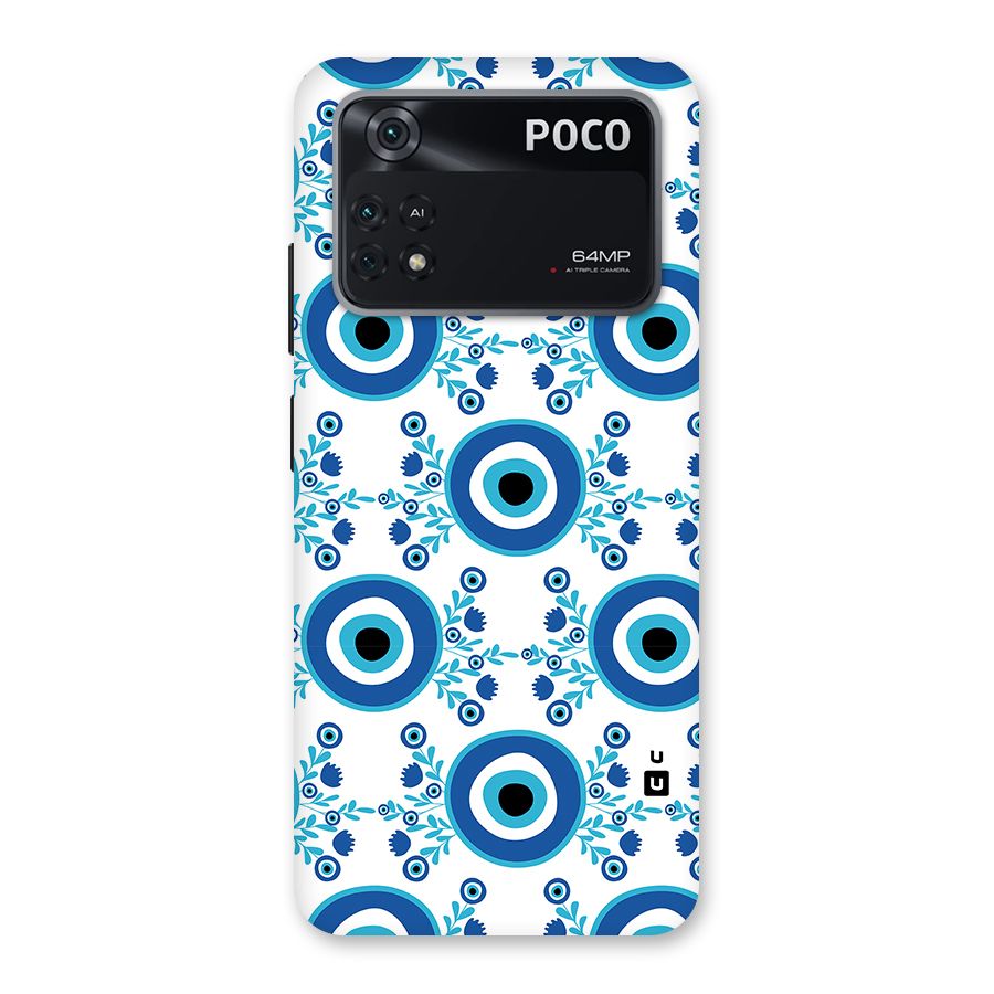 Floral Evil Eyes Back Case for Poco M4 Pro 4G