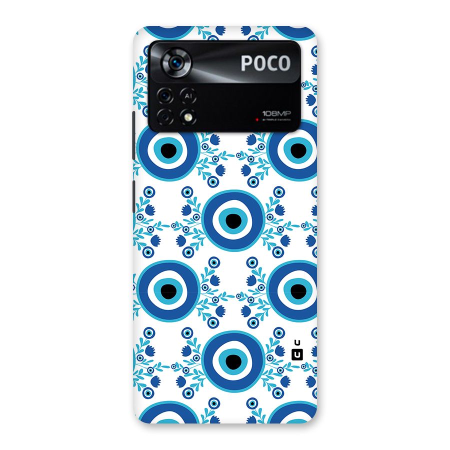 Floral Evil Eyes Back Case for Poco X4 Pro 5G