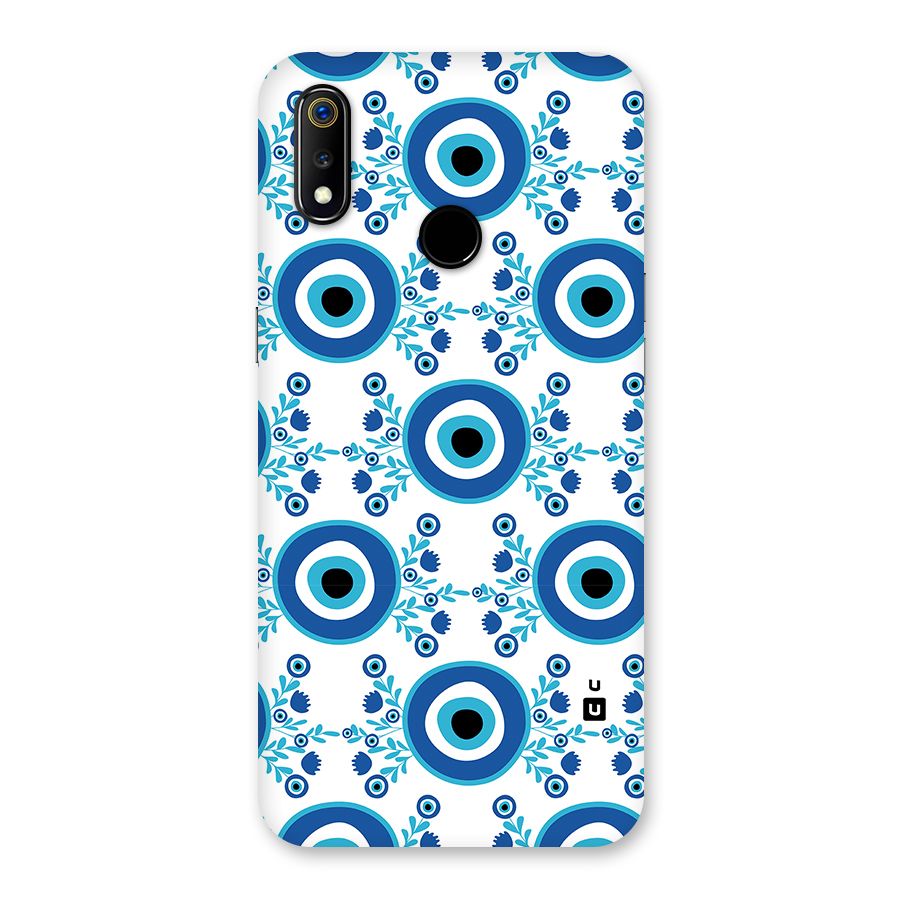 Floral Evil Eyes Back Case for Realme 3