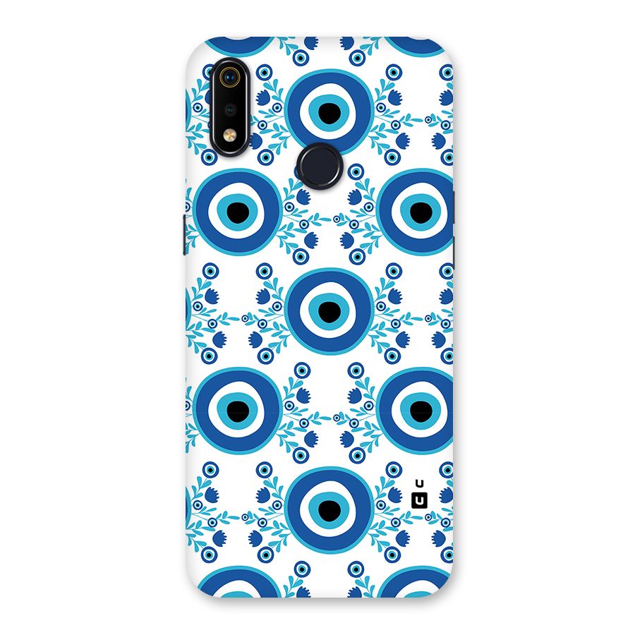 Floral Evil Eyes Back Case for Realme 3i