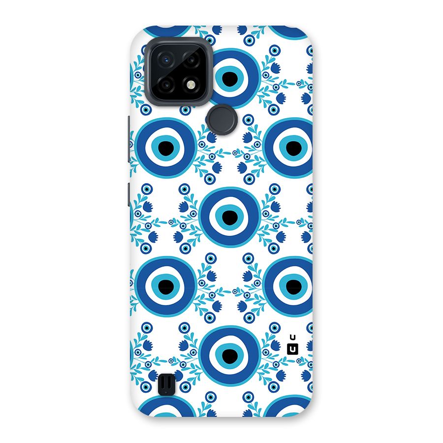 Floral Evil Eyes Back Case for Realme C21