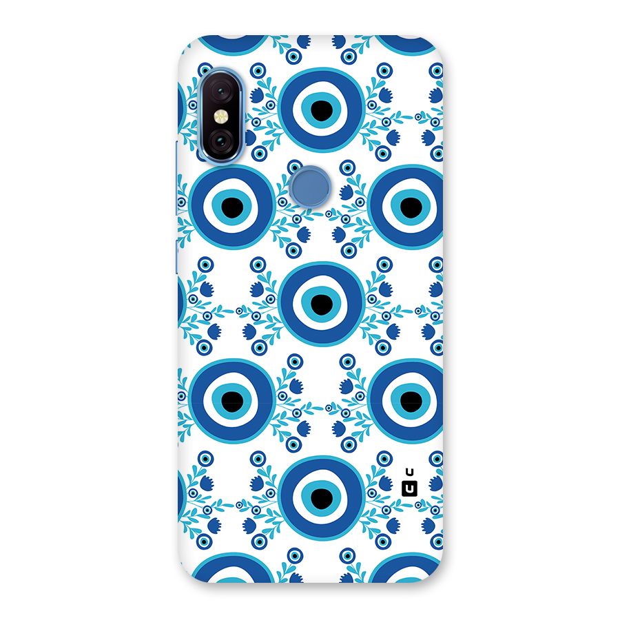 Floral Evil Eyes Back Case for Redmi Note 6 Pro