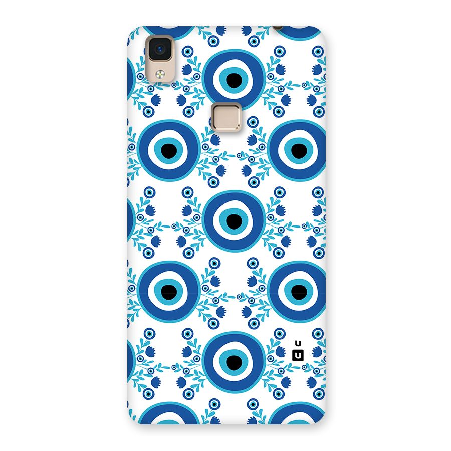 Floral Evil Eyes Back Case for V3 Max