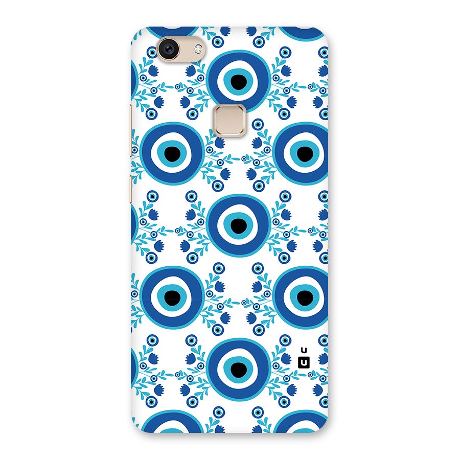 Floral Evil Eyes Back Case for Vivo V7