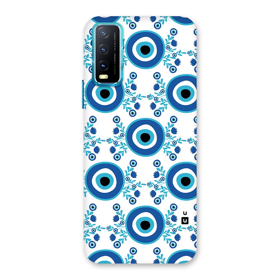 Floral Evil Eyes Back Case for Vivo Y20