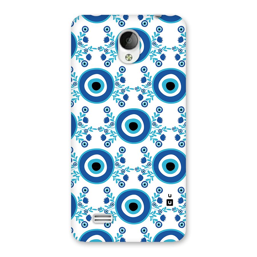 Floral Evil Eyes Back Case for Vivo Y21