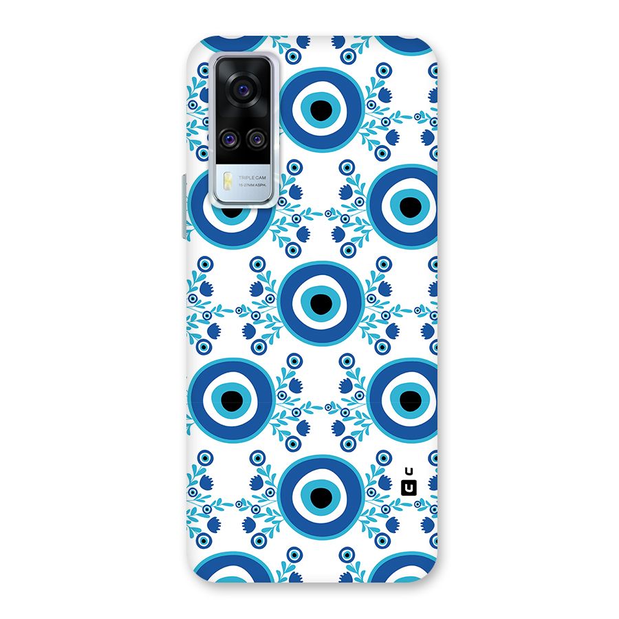 Floral Evil Eyes Back Case for Vivo Y31