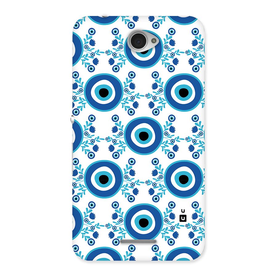 Floral Evil Eyes Back Case for Xperia E4