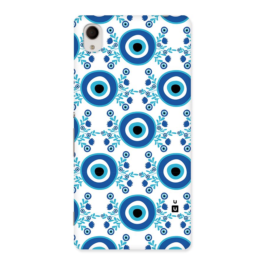 Floral Evil Eyes Back Case for Xperia M4