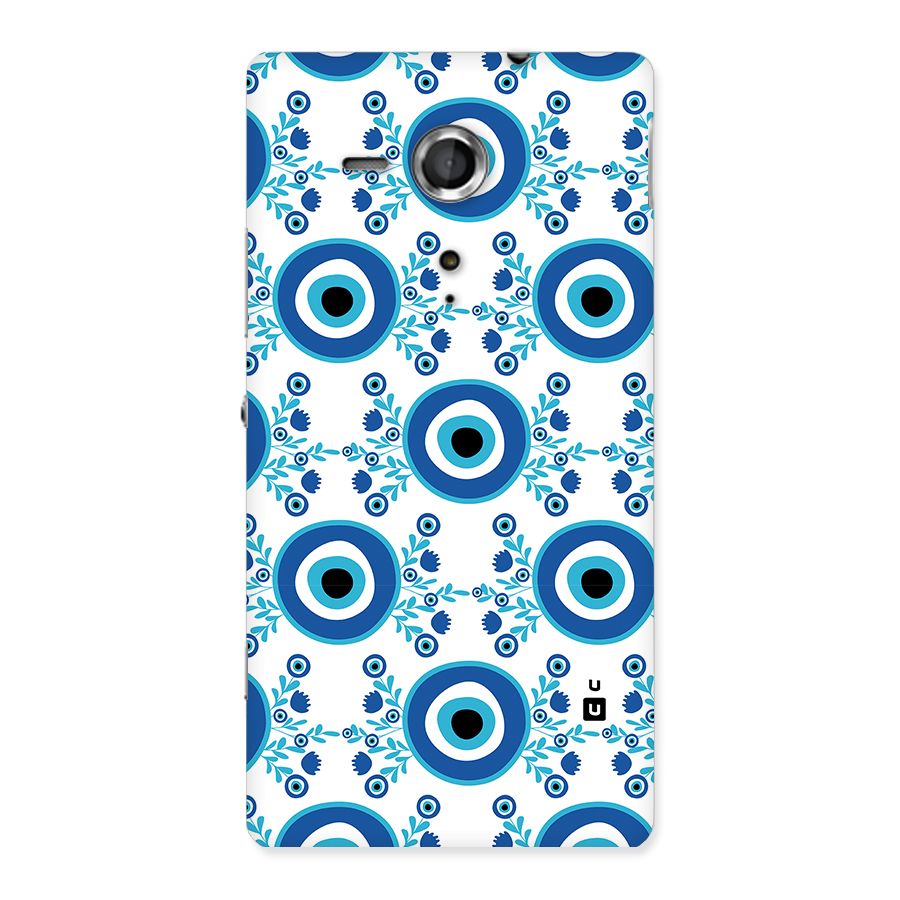Floral Evil Eyes Back Case for Xperia Sp