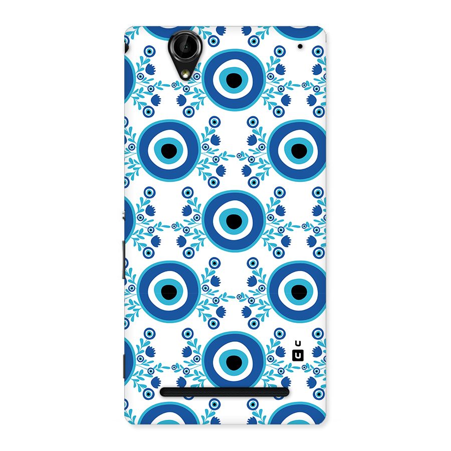 Floral Evil Eyes Back Case for Xperia T2