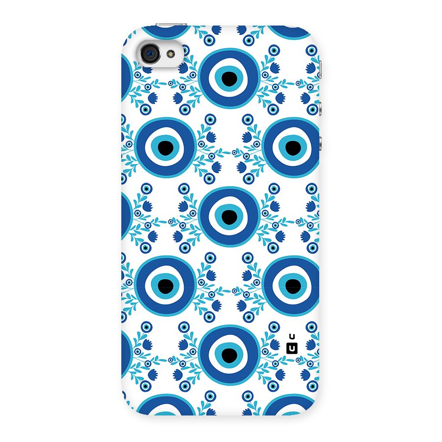 Floral Evil Eyes Back Case for iPhone 4 4s
