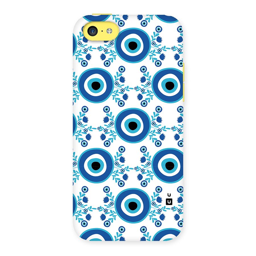 Floral Evil Eyes Back Case for iPhone 5C