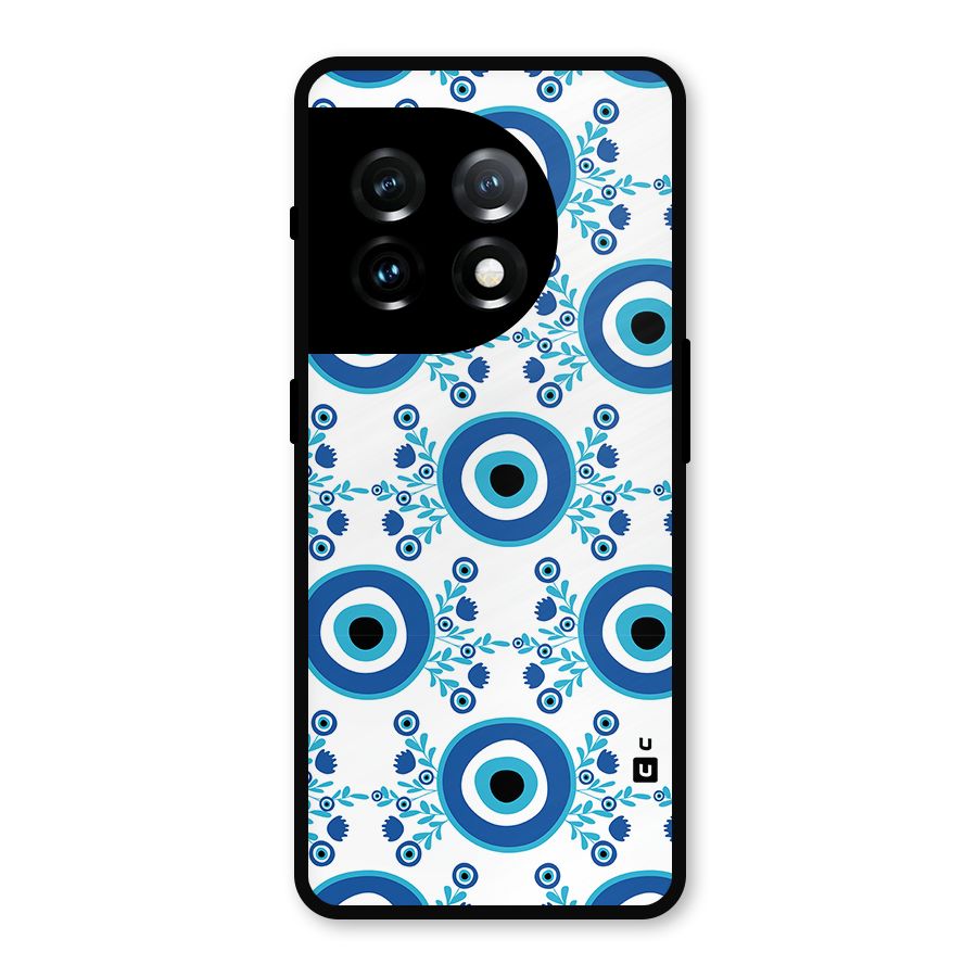 Floral Evil Eyes Metal Back Case for OnePlus 11