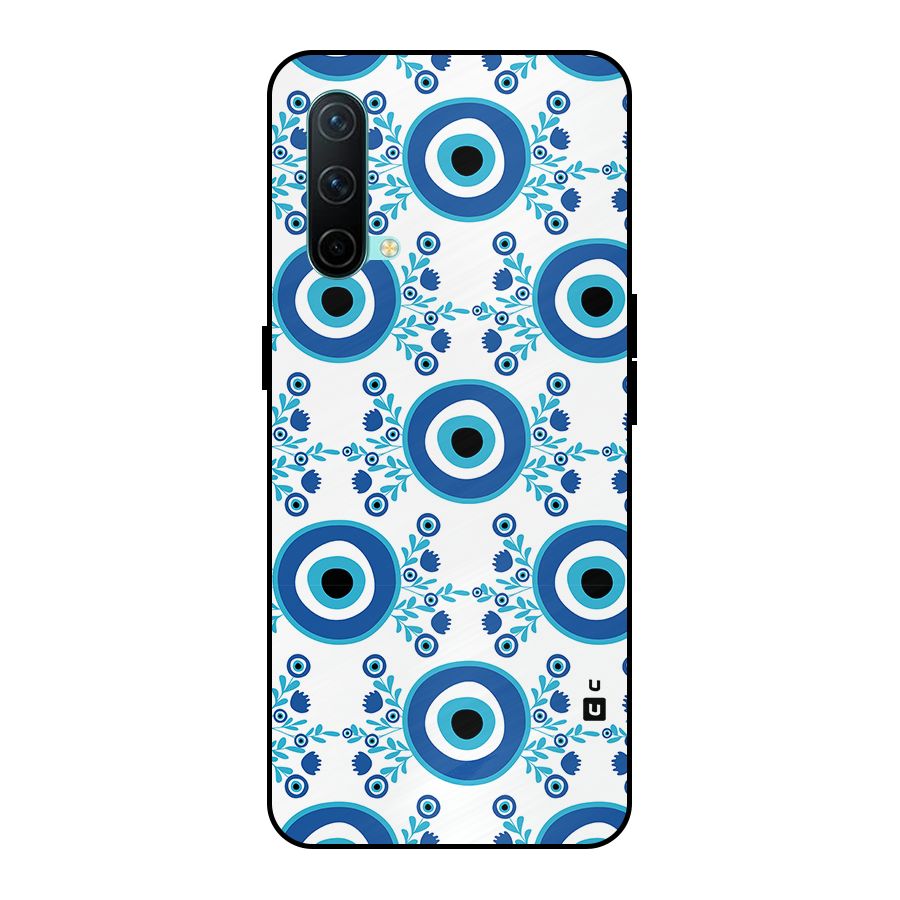 Floral Evil Eyes Metal Back Case for OnePlus Nord CE 5G