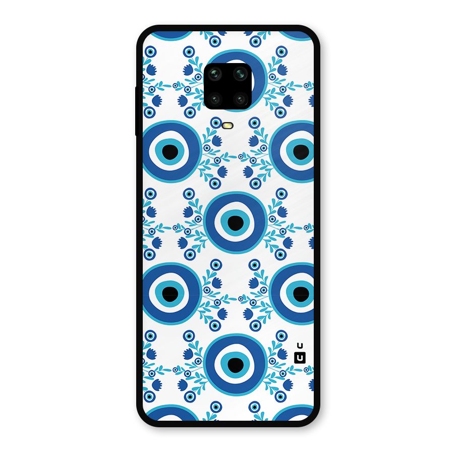 Floral Evil Eyes Metal Back Case for Poco M2