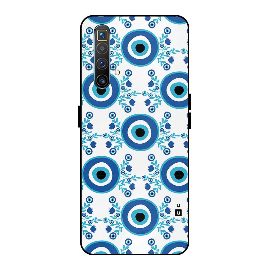 Floral Evil Eyes Metal Back Case for Realme X3