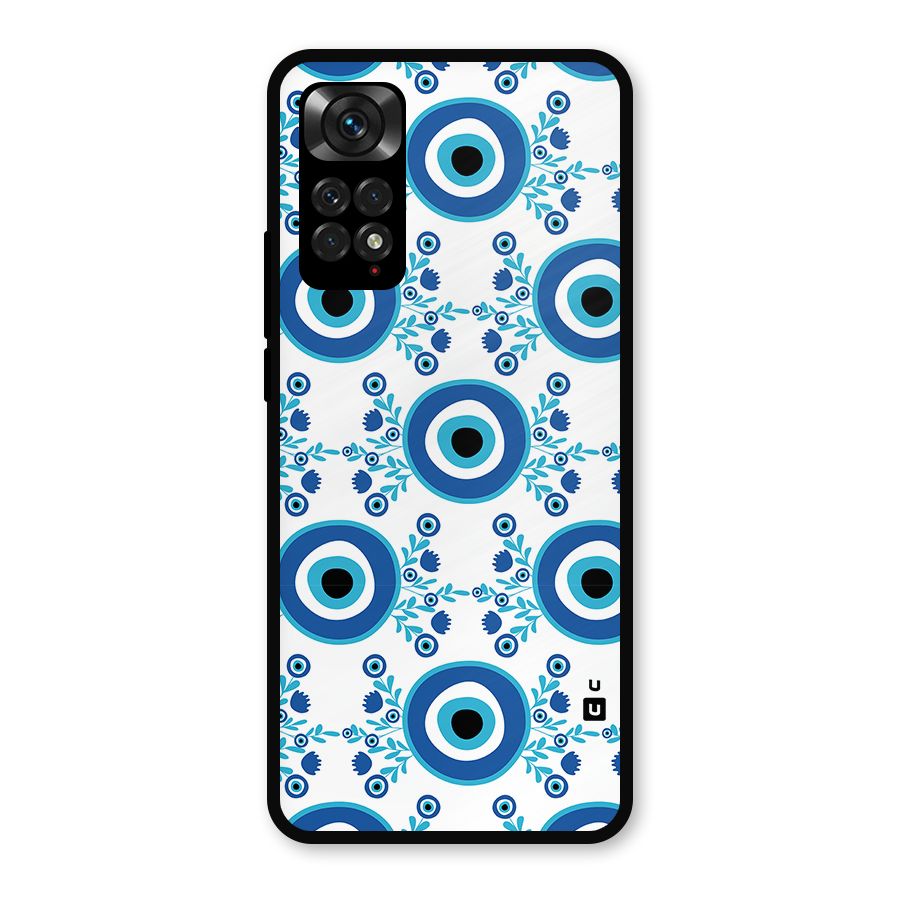 Floral Evil Eyes Metal Back Case for Redmi Note 11s