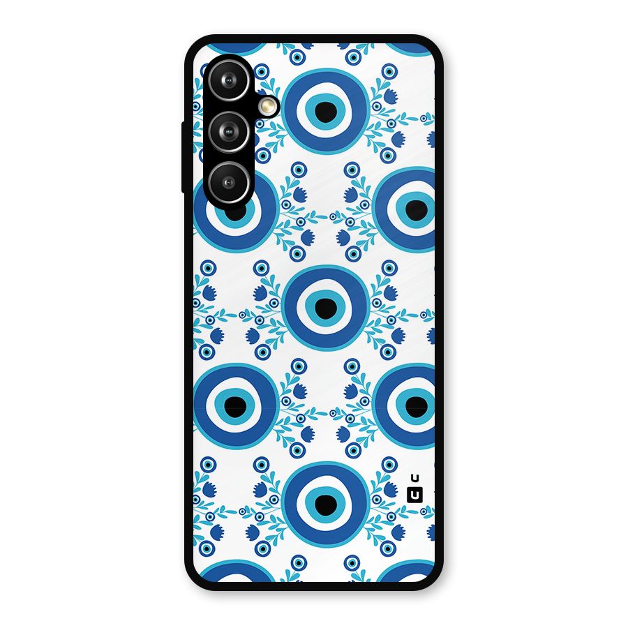 Floral Evil Eyes Metal Back Case for Samsung Galaxy M54