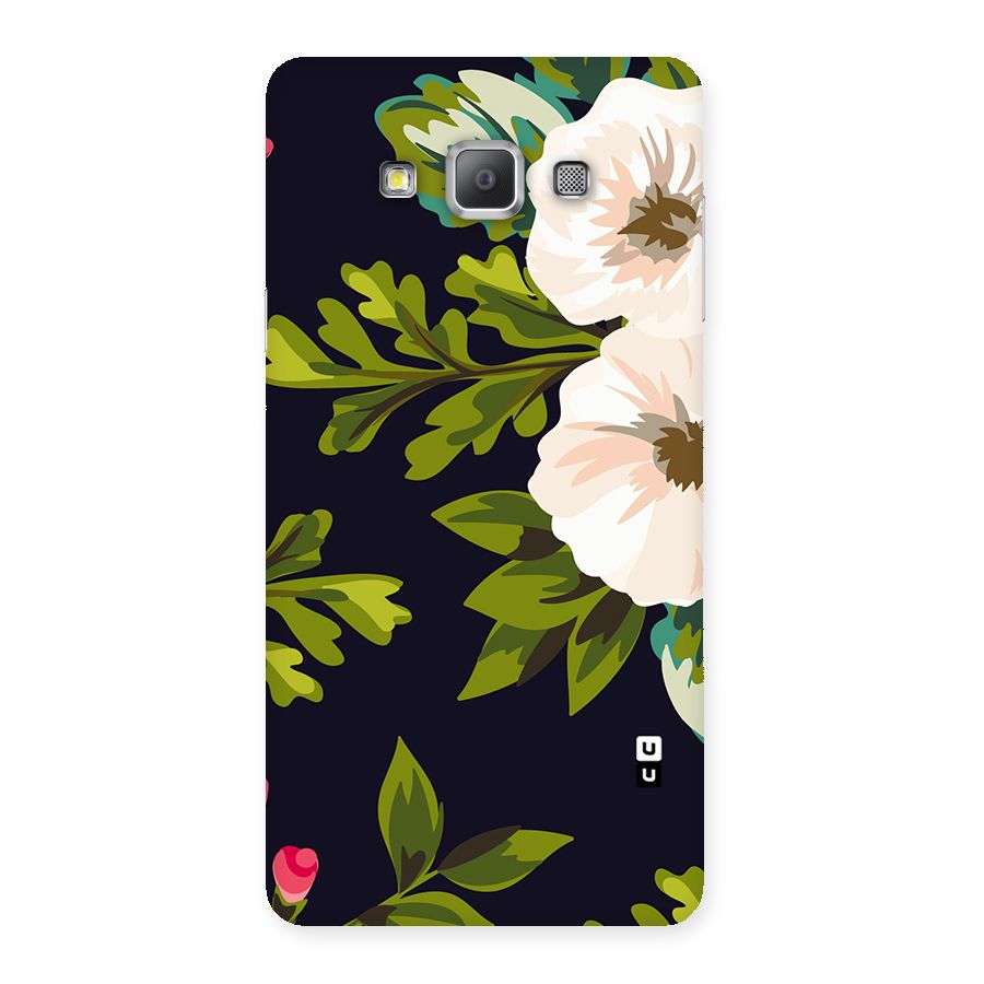 Floral Leaves Back Case for Galaxy A7