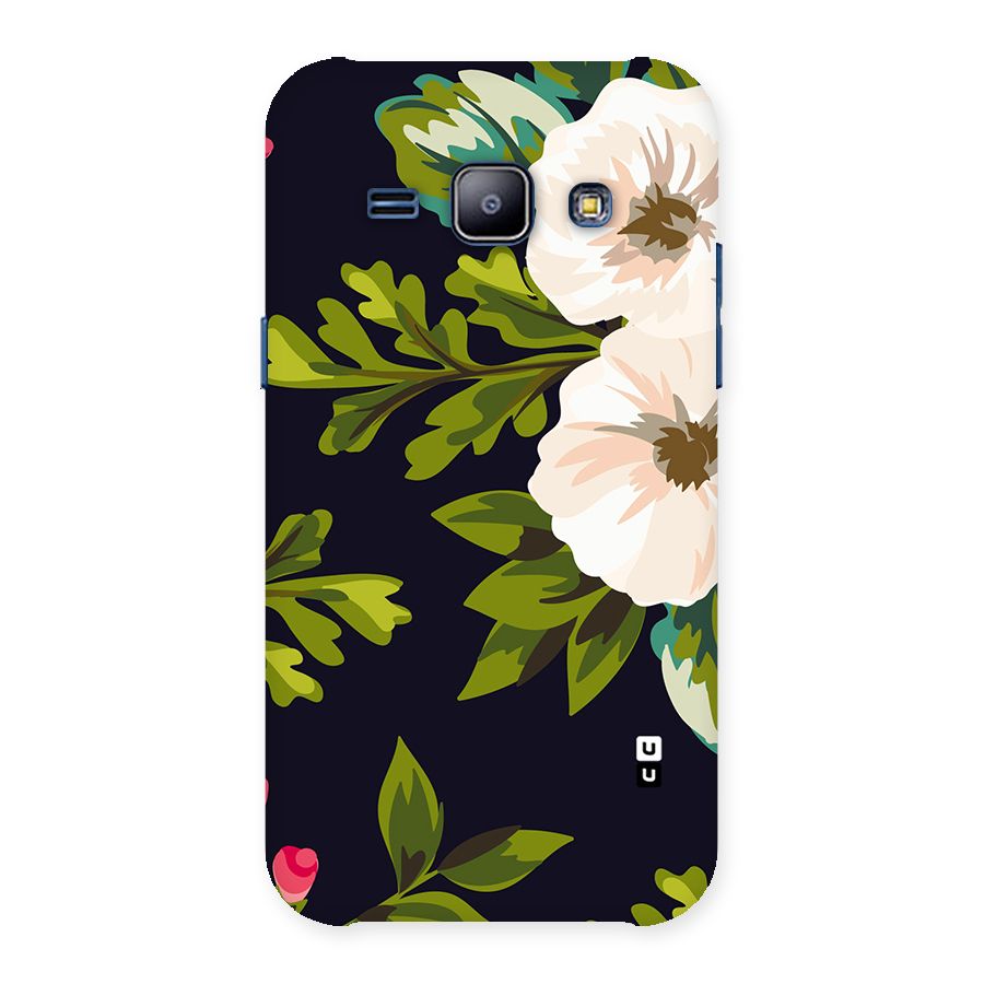 Floral Leaves Back Case for Galaxy J1
