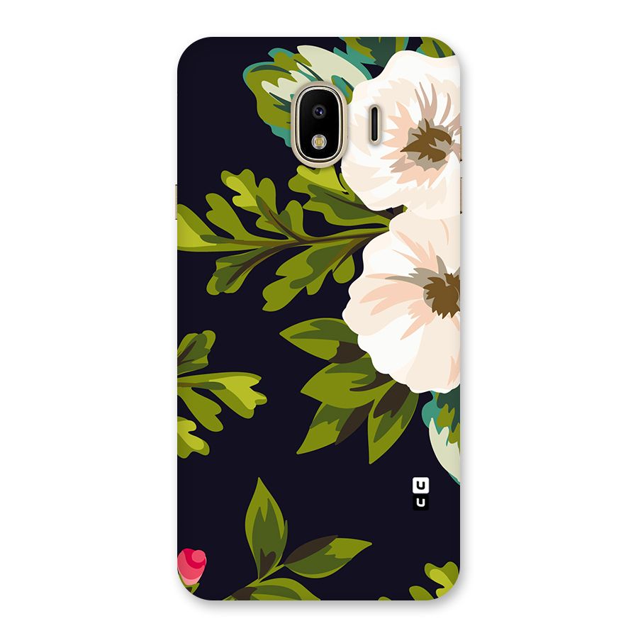 Floral Leaves Back Case for Galaxy J4