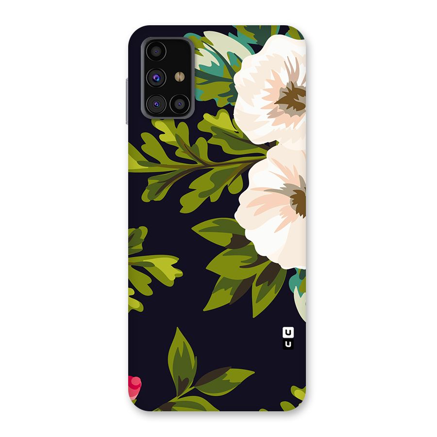 Floral Leaves Back Case for Galaxy M31s