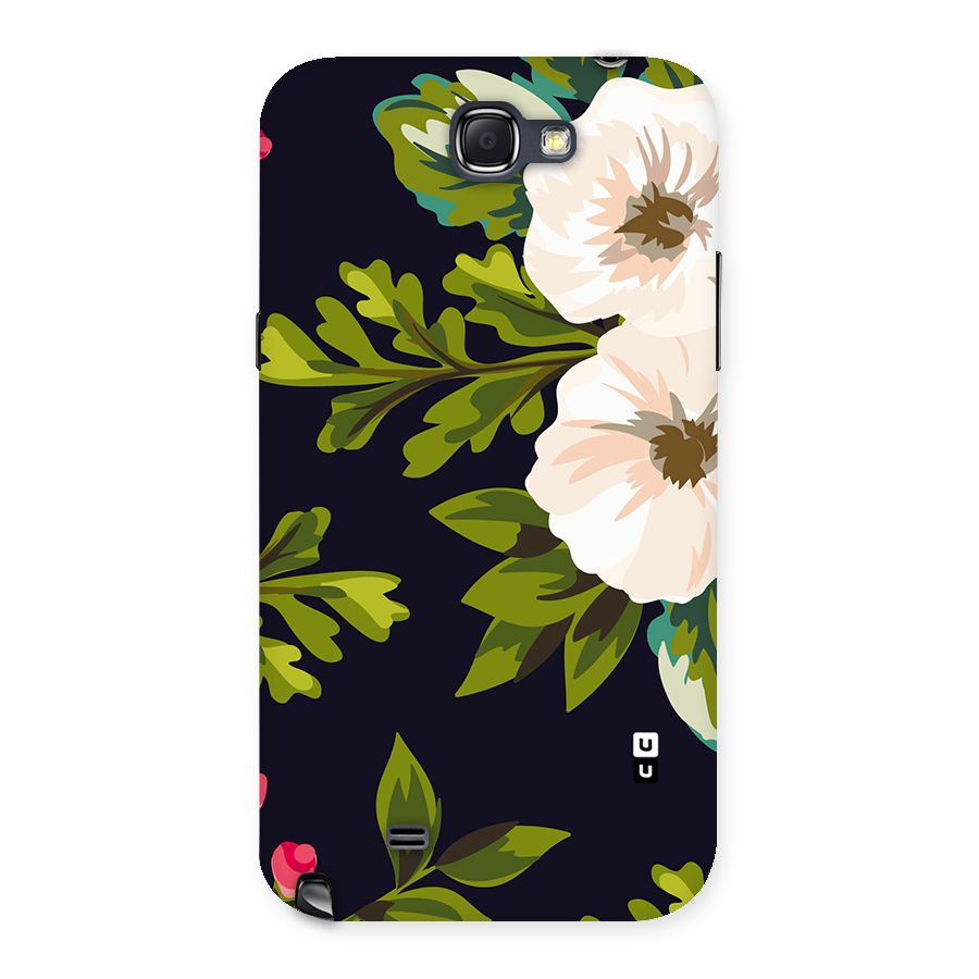 Floral Leaves Back Case for Galaxy Note 2