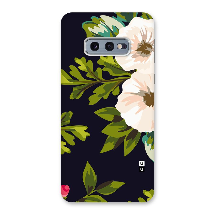 Floral Leaves Back Case for Galaxy S10e