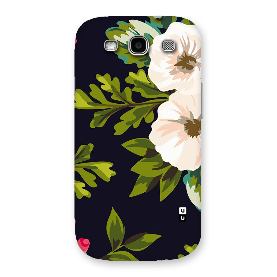 Floral Leaves Back Case for Galaxy S3