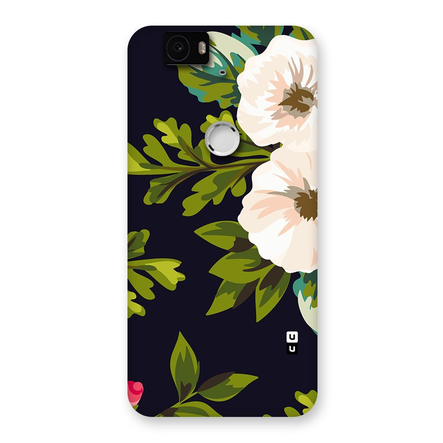 Floral Leaves Back Case for Google Nexus-6P