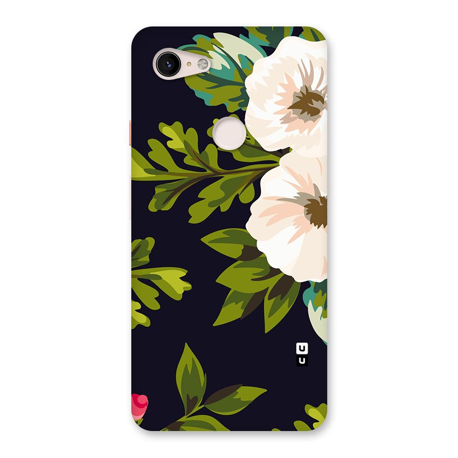 Floral Leaves Back Case for Google Pixel 3 XL