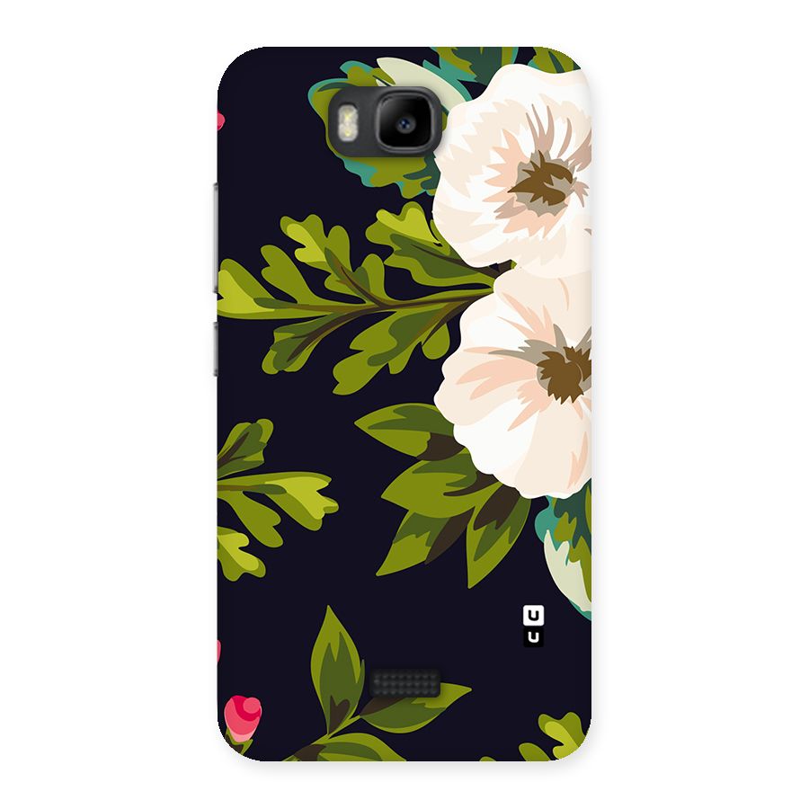 Floral Leaves Back Case for Honor Bee