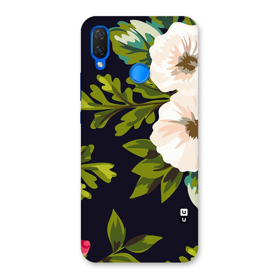Floral Leaves Back Case for Huawei P Smart+